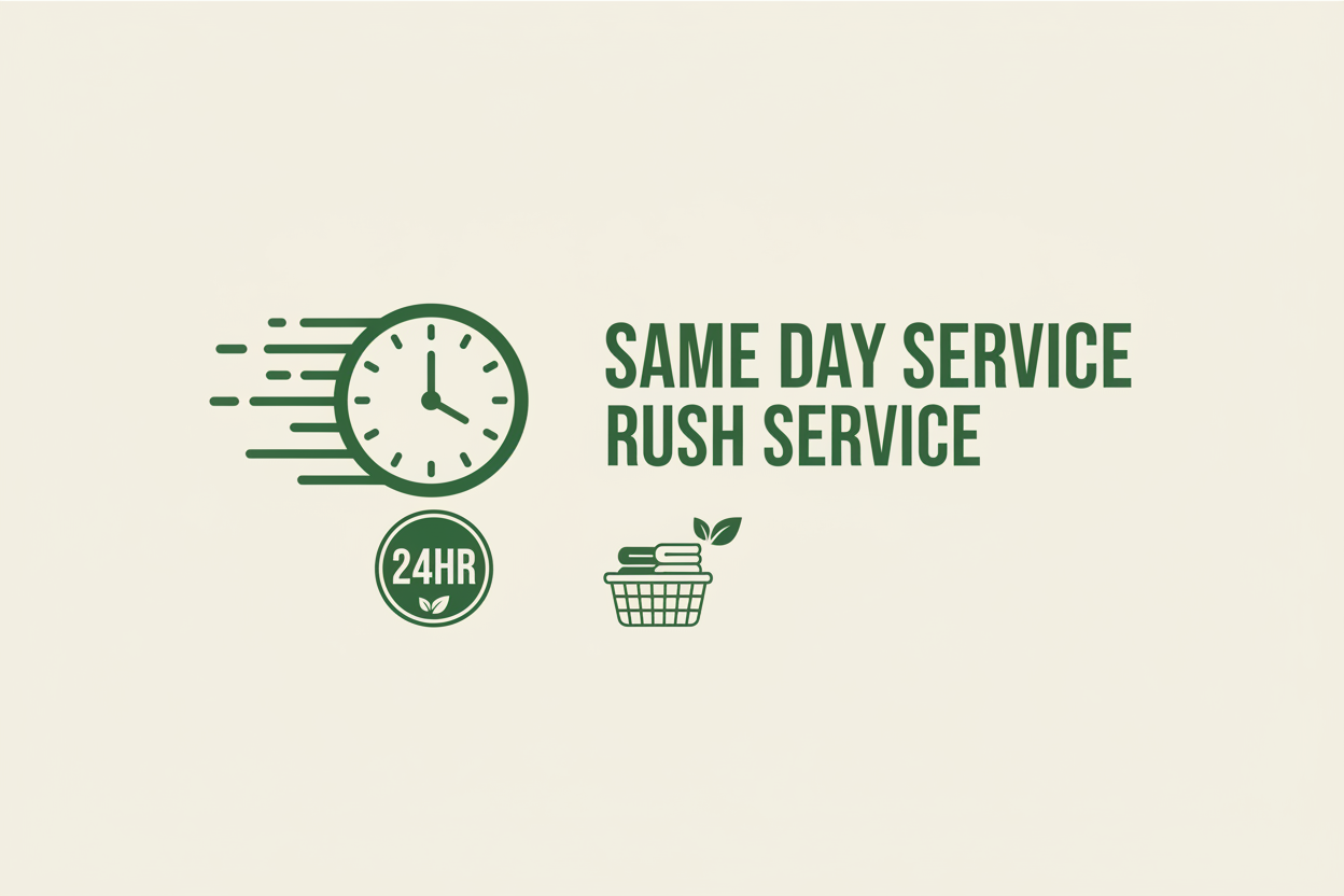 Same-Day Service Add-On | Rush Laundry Service in the Poconos PA