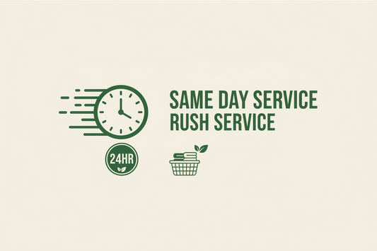 Same-Day Service Add-On | Rush Laundry Service in the Poconos PA